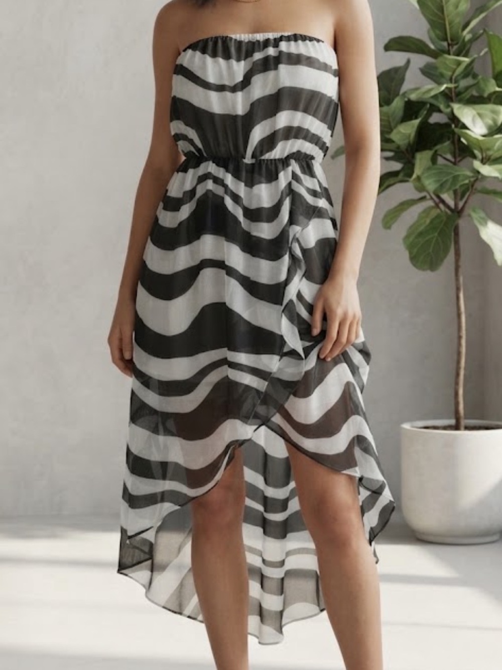 Poetry Strapless Dress
